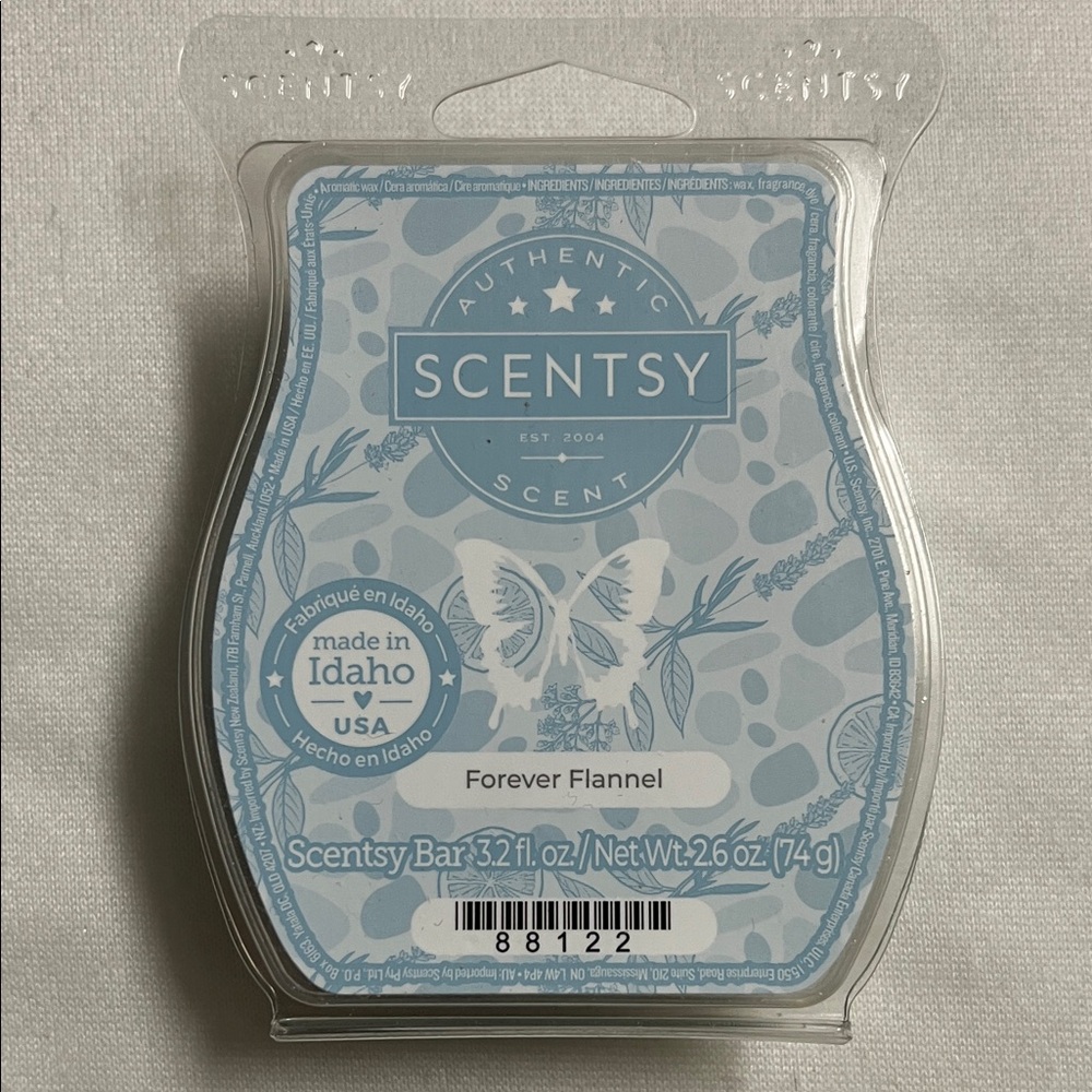 Scentsy Forever Flannel Scent Bar - Light Blue